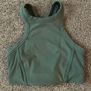Preowned Lululemon Ribbed Nulu High neck yoga bra Size 4